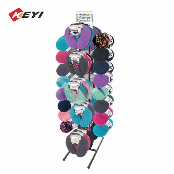 Retail Shop Neck Pillow Holder Stand Metal Hanging U Shape Travel