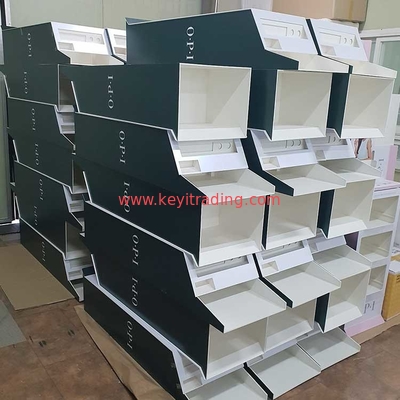 Cosmetics Store Floor Standing 4 Tier Opi Nail Polish Display Rack