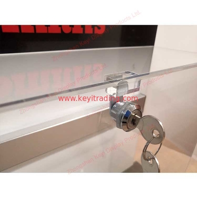 Countertop Wall Mounted Clear Acrylic Knife Display Case With Lock