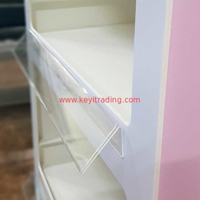 Floor Standing Pvc Cosmetic Display Stand Retail Opi Nail Polish Rack