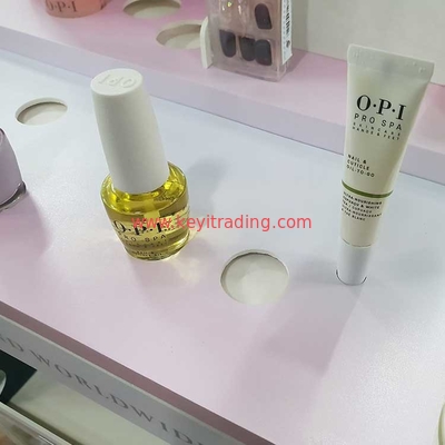 Floor Standing Pvc Cosmetic Display Stand Retail Opi Nail Polish Rack