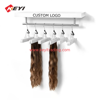 Customize Hair Salon Furniture Sets Modern Design Hair Extension Display Rack Beauty Salon Products Display Furniture