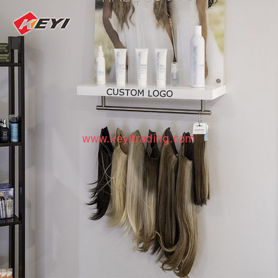 Customize Hair Salon Furniture Sets Modern Design Hair Extension Display Rack Beauty Salon Products Display Furniture