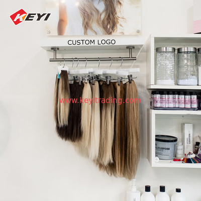 Customize Hair Salon Furniture Sets Modern Design Hair Extension Display Rack Beauty Salon Products Display Furniture