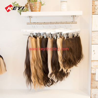 Customize Hair Salon Furniture Sets Modern Design Hair Extension Display Rack Beauty Salon Products Display Furniture
