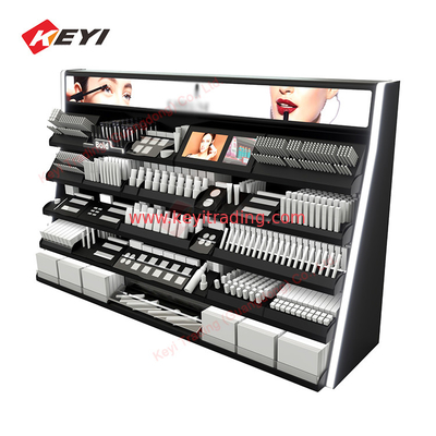 Display rack multi-layer container shelf beauty salon product display stand cabinet Skin care cosmetics display cabinet