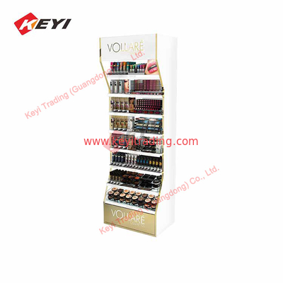 Customized Shopping Mall Floor Stand Display Rack Retail Store Beauty Salon Furniture For Cosmetic Display Cabinet