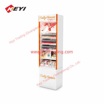 Beauty salon cosmetic display stand cabinet paint simple modern special-shaped showcase skin care nail polish display
