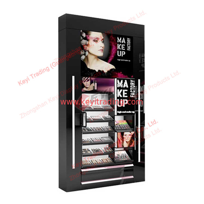 Popular Customized Luxury Beauty Salon Showcase Perfume Cosmetic Store Display Cabinet Lipstick Display