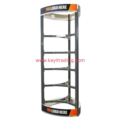 Wheel display rack tire storage rack for garage