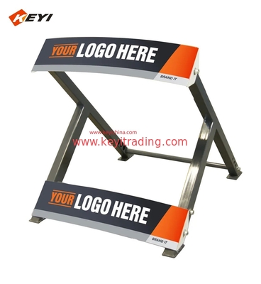 Truck tire display rack