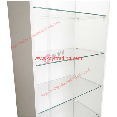 Custom Design Nice Quality Factory Price Glass Display Cabinet Cosmetic Wood Display Stand Floor Standing Display