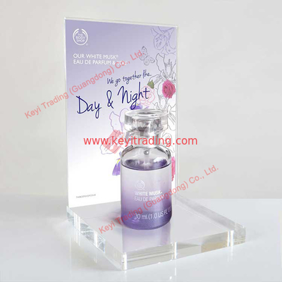 factory wholesale custom business cosmetic makeup perfume display stand acrylic display for exhibition