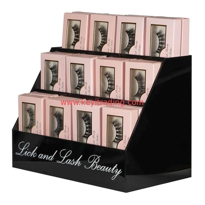 High Quality OEM Design Greeting Cards Acrylic Display Holder Gifts Cards Racks False Eyelashes Plexiglass Storage Displ