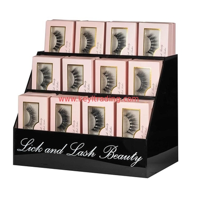 High Quality OEM Design Greeting Cards Acrylic Display Holder Gifts Cards Racks False Eyelashes Plexiglass Storage Displ