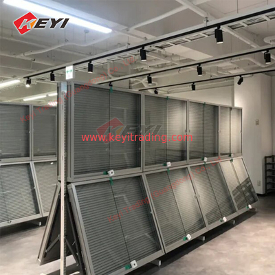Shopping Hobby Station Display Rack Trading Card Game Display Case Floor Stand Metal Adjustable TCG Display Fixtures