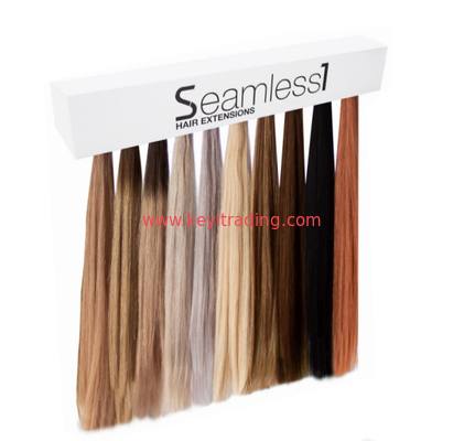 Customized Acrylic Hair Extension Rack Beauty Hair Salon White /Black Wall-Mounted Wig Display Stand Hair Extensions Holder