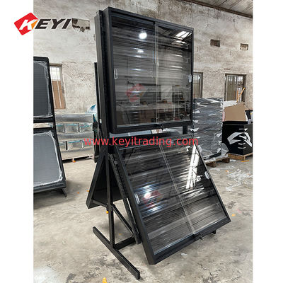 Custom PSAs Cards Display Case Acrylic Rails Removable with Lockable Door Baseball Cards TCG Various Cards Display