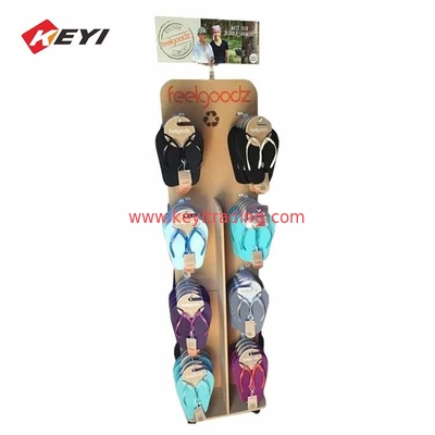 Easy To Assemble Wooden Sandal Display Rack