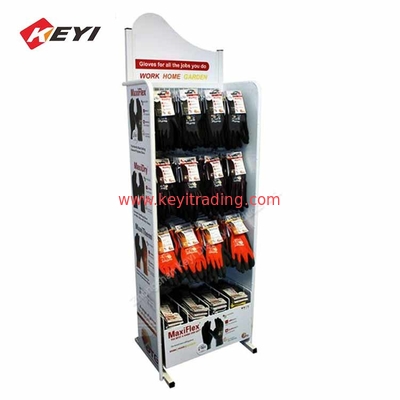 custom Retail Store Floor Metal hanging Golf Glove Display Stand