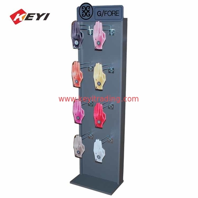 custom Retail Store Floor Metal hanging Golf Glove Display Stand