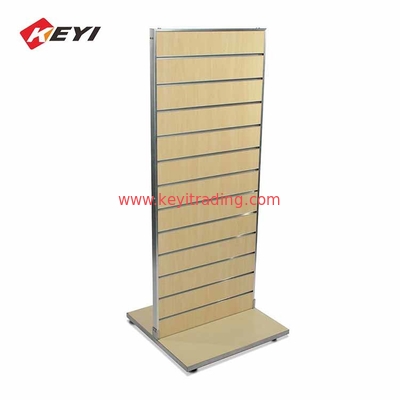 Modern Pop Stand Retail Merchandise Rack Mdf Slatwall Display Shelf