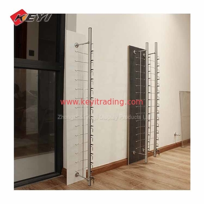 Optical Shop Sunglasses Stand Wall Mounted Eyewear Display Rod With Lock