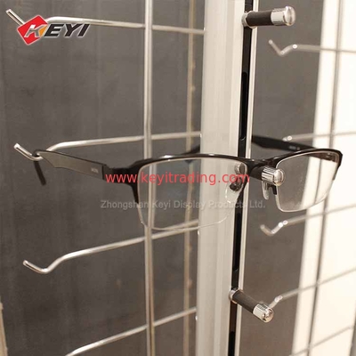 Optical Shop Sunglasses Stand Wall Mounted Eyewear Display Rod With Lock