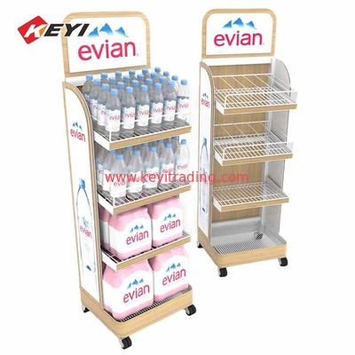 China Supplier Floor Tiered Beverage Display Stand For Retail Store