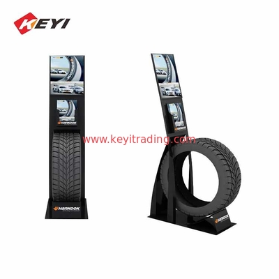 Custom High Quality Car Tyres Stand Single Tire Display Rack For Showroom