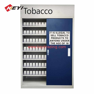 Wholesale Custom Lockable Metal Cigarette Cabinets Retail Cigarettes Shelf For Sale
