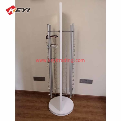 Custom Gas Station Floor Rotating Display Two Side Wood Sunglasses Display Rack