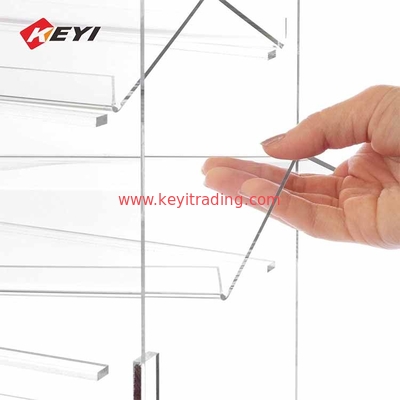 Counter Top Rotating Eyewear Stand Lockable Clear Acrylic Sunglass Display Case