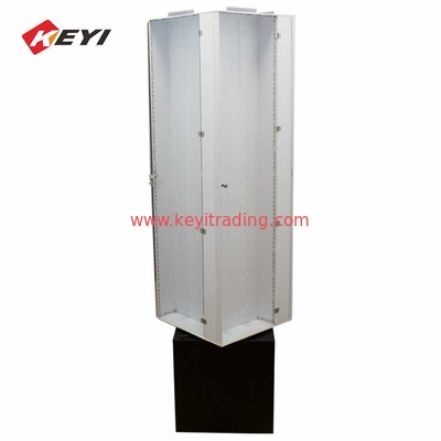 Retail Shop Illuminating Floor Standing Knife Display Cases With Led Light