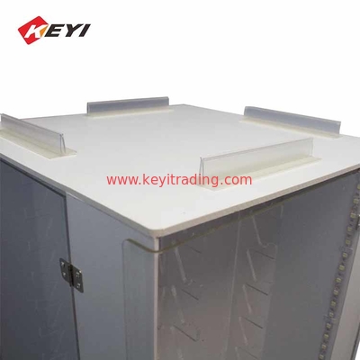Retail Shop Illuminating Floor Standing Knife Display Cases With Led Light
