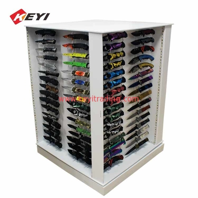 Custom Illuminating Wooden Knife Display Cases