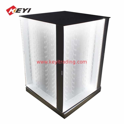 Custom Illuminating Wooden Knife Display Cases