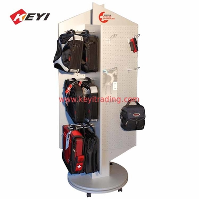 Floor Standing Rotating Bag Display Stand Hanging Handbag Display Rack