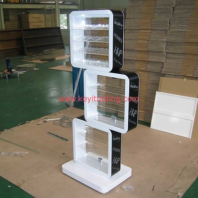 China Factory Custom Makeup Stands Floor Standing Nail Polish Display Rack