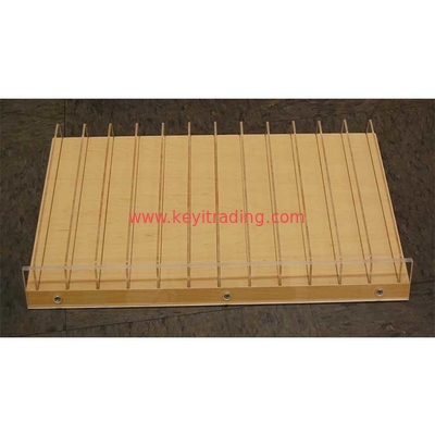China Factory Custom Retail Store Wood Rotating Nail Polish Display Rack