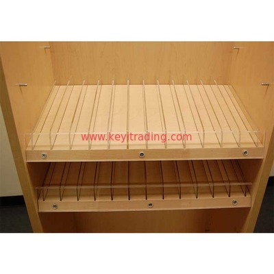 China Factory Custom Retail Store Wood Rotating Nail Polish Display Rack