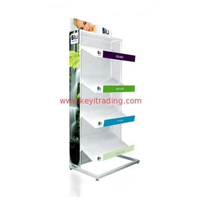 China Factory Custom 4 Tier Metal Pillow Stand Pillow Display Rack For Retail Shop