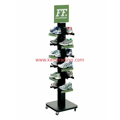 Made In China OEM Shoe Shop Sneaker Shelf Retail Shoe Display Rack Stand