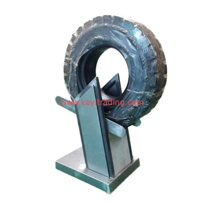 Made In China OEM Single Car Truck Wheel Display Rack For Showroom
