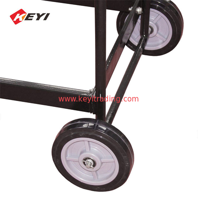 Factory Custom Metal Rolling Tire storage Cart Tire Display Stand Mobile Tire Rack