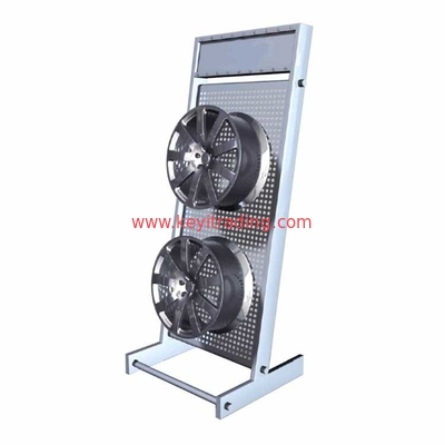Custom Floor Standing Wheel Rack Alloy Wheel Rim Display Stand