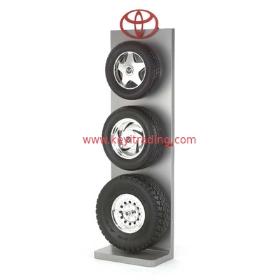 Wholesale Custom Free Standing Single Sided Car Alloy Rims Stand Wheel Display Rack