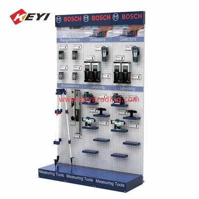 Hardware Store pegboard display stand floor Power tools display