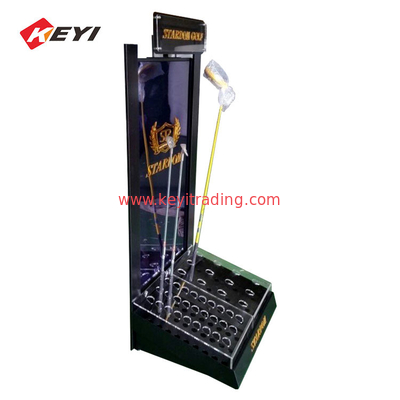 Made In China High Quality Floor Standing Metal And Acrylic Golf Club Display Rack