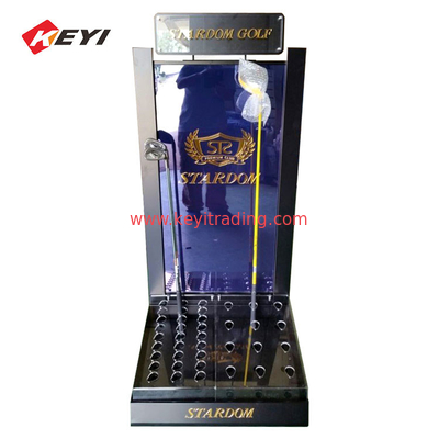 Made In China High Quality Floor Standing Metal And Acrylic Golf Club Display Rack